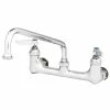 T&S Brass And Bronze Works T&S B-0231-EE-CR Wall Mounted Pantry Faucet With 8" Centers, 12" Swing Nozzle, Cerama Cartridges, And EE Connections