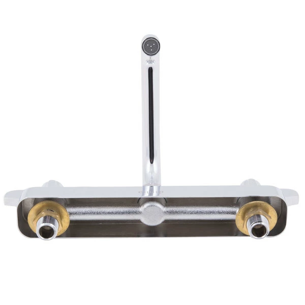 T&S Brass And Bronze Works Equip By T&S 5F-8CLX06 Deck Mounted Workboard Faucet With 6 1/8" Swing Spout, 8" Centers, 5.03 GPM Laminar Flow Device, Cerama Cartridges, And Lever Handles 4 T&S Brass And Bronze Works Equip By T&S 5F-8CLX06 Deck Mounted Workboard Faucet With 6 1/8" Swing Spout, 8" Centers, 5.03 GPM Laminar Flow Device, Cerama Cartridges, And Lever Handles - Image 4