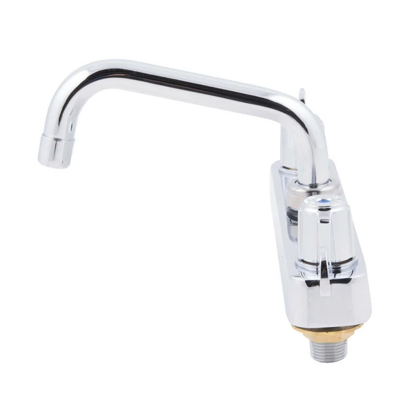 T&S Brass And Bronze Works Equip By T&S 5F-8CWX06 Deck Mounted Workboard Faucet With 6 1/8" Swing Spout, 8" Centers, 5.03 GPM Laminar Flow Device, Cerama Cartridges, And Wrist Handles 4 T&S Brass And Bronze Works Equip By T&S 5F-8CWX06 Deck Mounted Workboard Faucet With 6 1/8" Swing Spout, 8" Centers, 5.03 GPM Laminar Flow Device, Cerama Cartridges, And Wrist Handles - Image 4