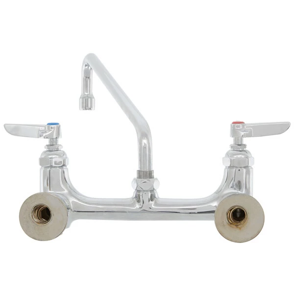 T&S Brass And Bronze Works T&S B-0231-BST Wall Mounted Pantry Faucet With 8" Adjustable Centers, 12" Swing Nozzle, Eterna Cartridges, And Built-in Stops 5 T&S Brass And Bronze Works T&S B-0231-BST Wall Mounted Pantry Faucet With 8" Adjustable Centers, 12" Swing Nozzle, Eterna Cartridges, And Built-in Stops - Image 5