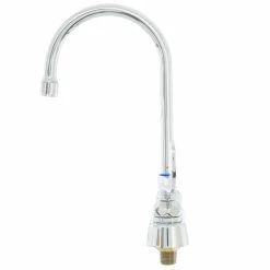 T&S Brass And Bronze Works T&S B-1141-04 Deck Mount Workboard Faucet With 4" Centers, 5 3/4" Gooseneck Spout, 4" Wrist Action Handles, Escutcheon, And Tailpieces 8 T&S Brass And Bronze Works T&S B-1141-04 Deck Mount Workboard Faucet With 4" Centers, 5 3/4" Gooseneck Spout, 4" Wrist Action Handles, Escutcheon, And Tailpieces -T&S Brass-shop 1214305