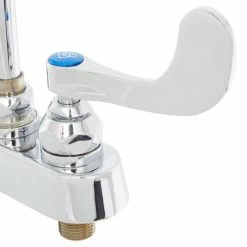 T&S Brass And Bronze Works T&S B-1141-04 Deck Mount Workboard Faucet With 4" Centers, 5 3/4" Gooseneck Spout, 4" Wrist Action Handles, Escutcheon, And Tailpieces 11 T&S Brass And Bronze Works T&S B-1141-04 Deck Mount Workboard Faucet With 4" Centers, 5 3/4" Gooseneck Spout, 4" Wrist Action Handles, Escutcheon, And Tailpieces -T&S Brass-shop 1214311