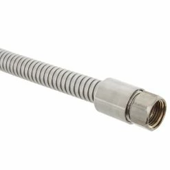 T&S Brass And Bronze Works T&S B-0024-H 24" Stainless Steel Flex Hose Assembly With Handle And Polyurethane Liner -T&S Brass-shop 1215908