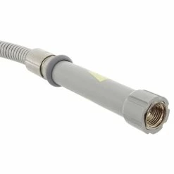 T&S Brass And Bronze Works T&S B-0024-H 24" Stainless Steel Flex Hose Assembly With Handle And Polyurethane Liner -T&S Brass-shop 1215910