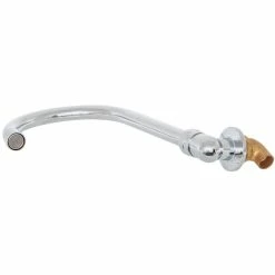 Regency Plumbing & Hardware Regency Wall Mount Handsink Faucet With 6" Swivel Gooseneck Spout -T&S Brass-shop 1254687