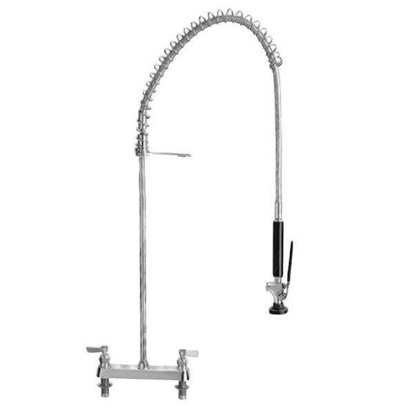 Fisher 2310 Deck Mounted 38" High Pre-Rinse Faucet With 8" Centers 1 Fisher 2310 Deck Mounted 38" High Pre-Rinse Faucet With 8" Centers