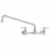 Advance Tabco K-119 Wall-Mount Faucet With 8" Centers - 16" Swing Nozzle