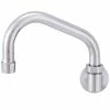 Fisher 46876 Backsplash Mounted Stainless Steel Faucet With 12" Swing Nozzle And 2.2 GPM Aerator