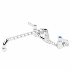 Advance Tabco K-112 Wall-Mount Faucet With 8" Centers - 12" Swing Nozzle