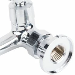 Advance Tabco K-112 Wall-Mount Faucet With 8" Centers - 12" Swing Nozzle -T&S Brass-shop 1458647