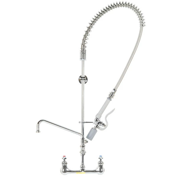 T&S Brass And Bronze Works T&S B-0113-12CRBJSW EasyInstall Deck Mounted Pre-Rinse Faucet With Single Base, 1.07 GPM Spray Valve, 12" Add-On Faucet, Cerama Cartridges, And Lever Handles 1 T&S Brass And Bronze Works T&S B-0113-12CRBJSW EasyInstall Deck Mounted Pre-Rinse Faucet With Single Base, 1.07 GPM Spray Valve, 12" Add-On Faucet, Cerama Cartridges, And Lever Handles