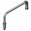 T&S Brass And Bronze Works T&S 019595-40 12 1/16" Pre-Rinse L-Tube Swivel Arm Assembly With 3/8" NPT Male Threaded Outlet