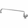 T&S Brass And Bronze Works T&S B-0210 Wall Mounted Single Hole Pantry Faucet With 18" Swing Nozzle, Eterna Cartridge, And 4-Arm Handle