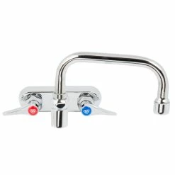 T&S Brass And Bronze Works T&S B-1136-CR Wall Mounted Workboard Faucet With 4" Centers, 18" Double-Jointed Swing Spout, 2.2 GPM Aerator, Cerama Cartridges, And Lever Handles 8 T&S Brass And Bronze Works T&S B-1136-CR Wall Mounted Workboard Faucet With 4" Centers, 18" Double-Jointed Swing Spout, 2.2 GPM Aerator, Cerama Cartridges, And Lever Handles -T&S Brass-shop 1594509
