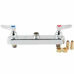 T&S Brass And Bronze Works T&S B-1120-LN Deck Mounted Workboard Base Faucet With 8" Centers -T&S Brass-shop 1607333