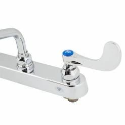 T&S Brass And Bronze Works T&S B-1123-WH4 Deck Mounted Workboard Faucet With 8" Centers, 12" Swing Nozzle, 2.2 GPM Aerator, Eterna Cartridges, And Wrist Handles 11 T&S Brass And Bronze Works T&S B-1123-WH4 Deck Mounted Workboard Faucet With 8" Centers, 12" Swing Nozzle, 2.2 GPM Aerator, Eterna Cartridges, And Wrist Handles -T&S Brass-shop 1611894