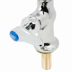 T&S Brass And Bronze Works T&S B-0205-061X-CR Deck Mounted Single Hole Faucet With 10" Swing Spout, Stream Regulator Outlet, Cerama Cartridge, And Lever Handle -T&S Brass-shop 1613643