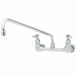 T&S Brass And Bronze Works T&S B-0230-EE Wall Mounted Pantry Faucet With 8" Adjustable Centers, 18" Swing Nozzle, And EE Connections