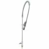 T&S Brass And Bronze Works T&S B-2285-BC EasyInstall Deck Mounted 45 1/2" High Pre-Rinse Faucet With Single Inlet, Low Flow Spray Valve, 44" Hose, And 6" Wall Bracket