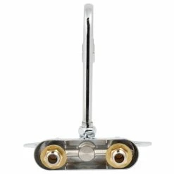 T&S Brass And Bronze Works T&S B-1115-132XN5CR Wall Mounted Workboard Faucet With 2 7/8" Gooseneck Spout, 4" Centers, .5 GPM Non-Aerated Spray Device, Cerama Cartridges, And Lever Handles -T&S Brass-shop 1668430