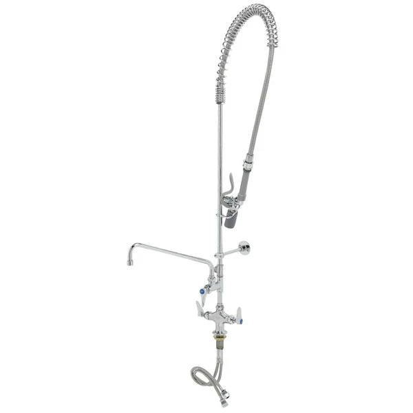 T&S Brass And Bronze Works T&S B-0113-12CRBJST EasyInstall Deck Mounted Pre-Rinse Faucet With Single Base, 1.07 GPM Spray Valve, 12" Add-On Faucet, Cerama Cartridges, And Lever Handles 1 T&S Brass And Bronze Works T&S B-0113-12CRBJST EasyInstall Deck Mounted Pre-Rinse Faucet With Single Base, 1.07 GPM Spray Valve, 12" Add-On Faucet, Cerama Cartridges, And Lever Handles