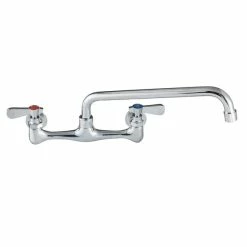 Regency Plumbing & Hardware Regency Wall Mount Faucet With 12" Swing Spout And 8" Centers -T&S Brass-shop 1909289