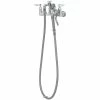 T&S Brass And Bronze Works T&S B-0167-J Wall Mounted Faucet With 1.07 GPM Spray Valve, 68" Hose, And 8" Centers