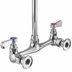 Regency Plumbing & Hardware Regency 1.15 GPM Wall Mount Pre-Rinse Faucet With 8" Centers -T&S Brass-shop 2111440