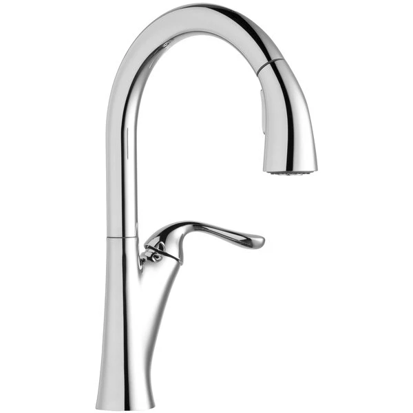 Elkay LKHA4031CR Harmony Deck Mount Chrome Kitchen Faucet With Pull-Down Spray Head And Forward Lever Handle 1 Elkay LKHA4031CR Harmony Deck Mount Chrome Kitchen Faucet With Pull-Down Spray Head And Forward Lever Handle