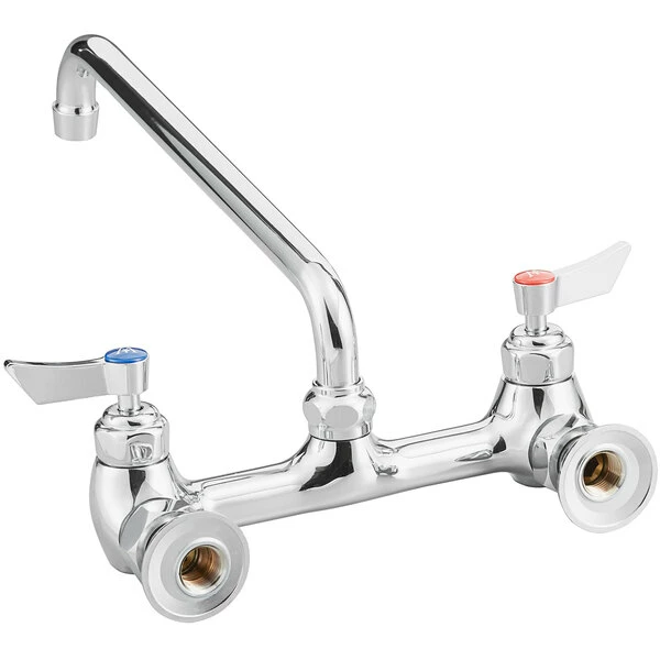 Waterloo Wall-Mounted Faucet With 8" Centers And 12" Swing Spout 3 Waterloo Wall-Mounted Faucet With 8" Centers And 12" Swing Spout - Image 3