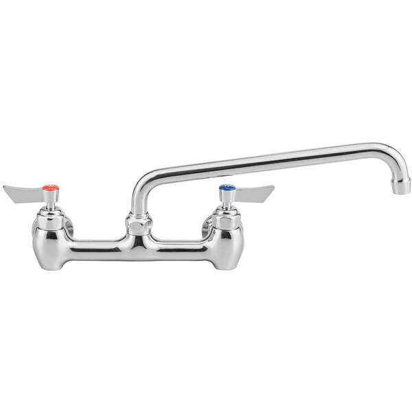 Waterloo Wall-Mounted Faucet With 8" Centers And 12" Swing Spout 4 Waterloo Wall-Mounted Faucet With 8" Centers And 12" Swing Spout - Image 4