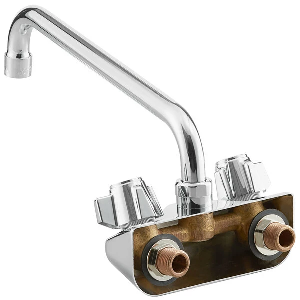 Regency Plumbing & Hardware Regency Wall Mount Faucet With 12" Swing Spout And 4" Centers 3 Regency Plumbing & Hardware Regency Wall Mount Faucet With 12" Swing Spout And 4" Centers - Image 3