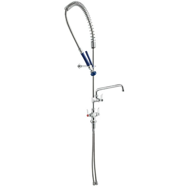 Waterloo 1.15 GPM Deck-Mounted Pre-Rinse Faucet With Single Base And 12" Add-On Faucet 2 Waterloo 1.15 GPM Deck-Mounted Pre-Rinse Faucet With Single Base And 12" Add-On Faucet - Image 2