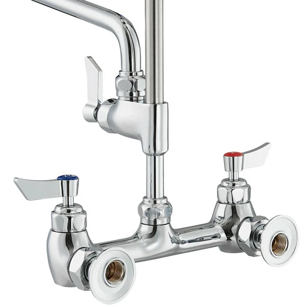 Waterloo 1.15 GPM Wall-Mounted Pre-Rinse Faucet With 8" Centers And 12" Add-On Faucet 3 Waterloo 1.15 GPM Wall-Mounted Pre-Rinse Faucet With 8" Centers And 12" Add-On Faucet - Image 3