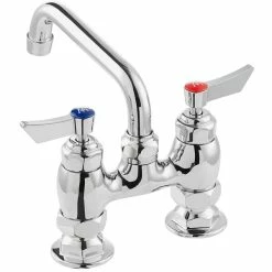 Waterloo Deck-Mounted Faucet With 4" Centers And 6" Swing Spout 5 Waterloo Deck-Mounted Faucet With 4" Centers And 6" Swing Spout -T&S Brass-shop 2183919