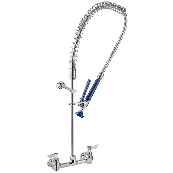 Waterloo 1.15 GPM Wall-Mounted Pre-Rinse Faucet With 8" Centers 2 Waterloo 1.15 GPM Wall-Mounted Pre-Rinse Faucet With 8" Centers - Image 2