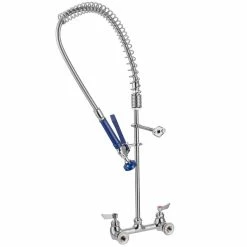Waterloo 1.15 GPM Wall-Mounted Pre-Rinse Faucet With 8" Centers 5 Waterloo 1.15 GPM Wall-Mounted Pre-Rinse Faucet With 8" Centers -T&S Brass-shop 2184621