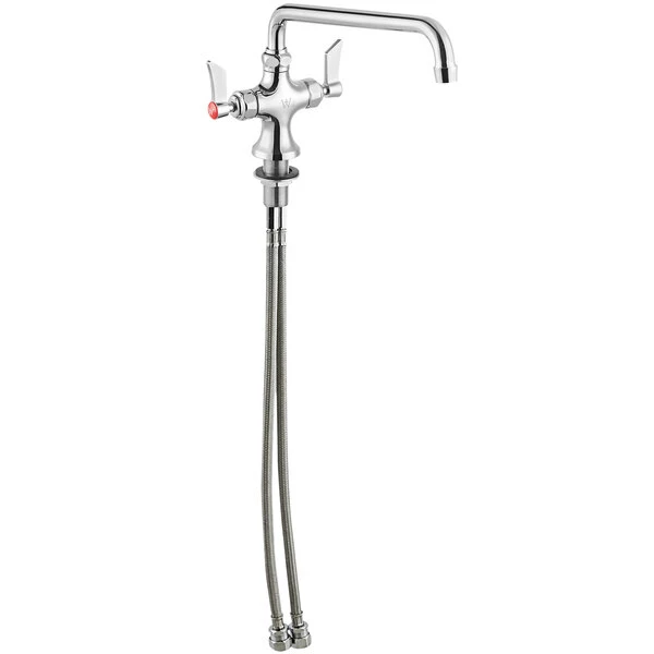 Waterloo Deck-Mounted Faucet With Single Inlet And 12" Swing Spout 2 Waterloo Deck-Mounted Faucet With Single Inlet And 12" Swing Spout - Image 2