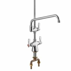Regency Plumbing & Hardware Regency 1.15 GPM Deck Mount Pre-Rinse Faucet With 12" Add-On Faucet And Single Base 7 Regency Plumbing & Hardware Regency 1.15 GPM Deck Mount Pre-Rinse Faucet With 12" Add-On Faucet And Single Base -T&S Brass-shop 2192940