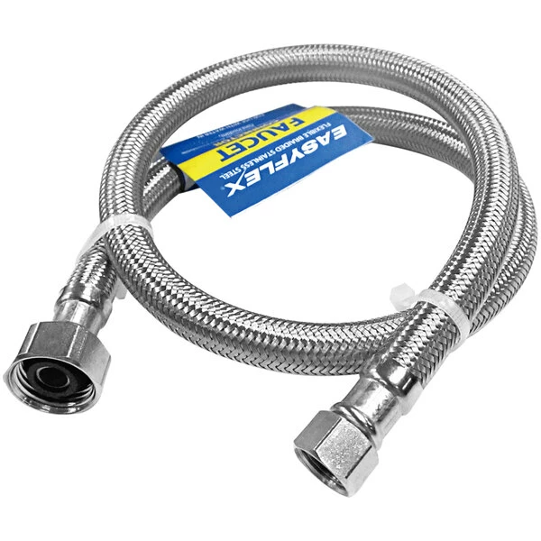 Assure Parts EF-FC-38C12F-36 36" Stainless Steel Braided Faucet Connector With 3/8" Compression X 1/2" FIP 1 Assure Parts EF-FC-38C12F-36 36" Stainless Steel Braided Faucet Connector With 3/8" Compression X 1/2" FIP