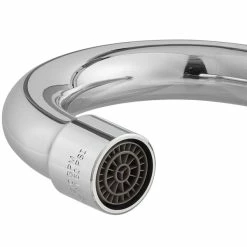 Regency Plumbing & Hardware Regency Wall Mount Faucet With 3 1/2" Swivel Gooseneck Spout, 8" Centers, And Install Kit -T&S Brass-shop 2215037