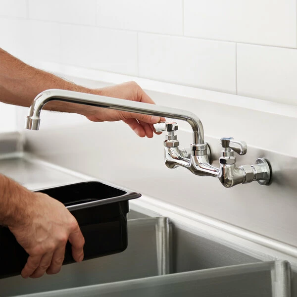 Regency Plumbing & Hardware Regency Wall Mount Faucet With 12" Swing Spout, 8" Centers, And Install Kit 5 Regency Plumbing & Hardware Regency Wall Mount Faucet With 12" Swing Spout, 8" Centers, And Install Kit - Image 5