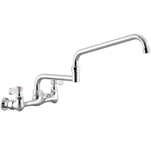 Regency Plumbing & Hardware Regency Wall Mount Faucet With 18" Double-Jointed Spout And 8" Centers 2 Regency Plumbing & Hardware Regency Wall Mount Faucet With 18" Double-Jointed Spout And 8" Centers - Image 2