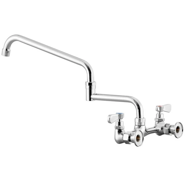 Regency Plumbing & Hardware Regency Wall Mount Faucet With 18" Double-Jointed Spout And 8" Centers 3 Regency Plumbing & Hardware Regency Wall Mount Faucet With 18" Double-Jointed Spout And 8" Centers - Image 3