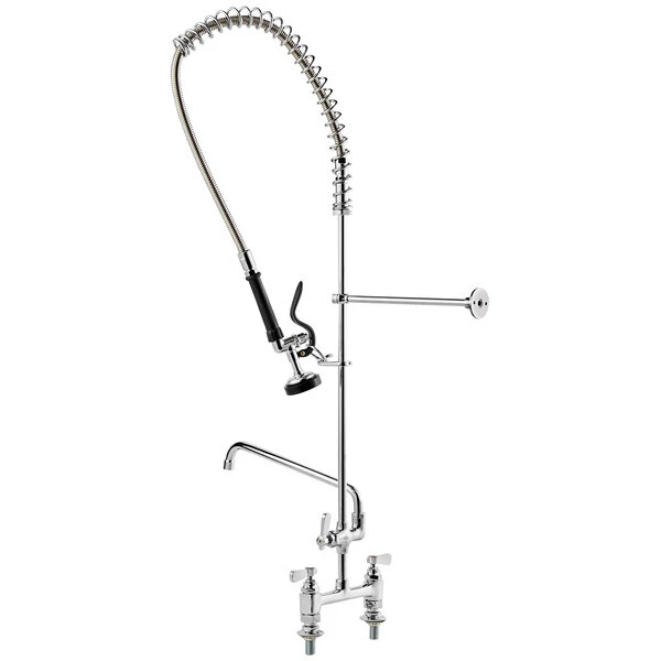Regency Plumbing & Hardware Regency 1.15 GPM Deck Mount Pre-Rinse Faucet With 14" Add-On Faucet And 8" Centers 3 Regency Plumbing & Hardware Regency 1.15 GPM Deck Mount Pre-Rinse Faucet With 14" Add-On Faucet And 8" Centers - Image 3