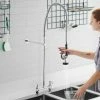 Regency Plumbing & Hardware Regency 1.15 GPM Deck Mount Pre-Rinse Faucet With 8" Centers