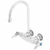 T&S Brass And Bronze Works T&S B-0346 Wall Mounted Pantry Faucet With 3 3/8" Adjustable Centers And 5 1/2" Swivel Gooseneck