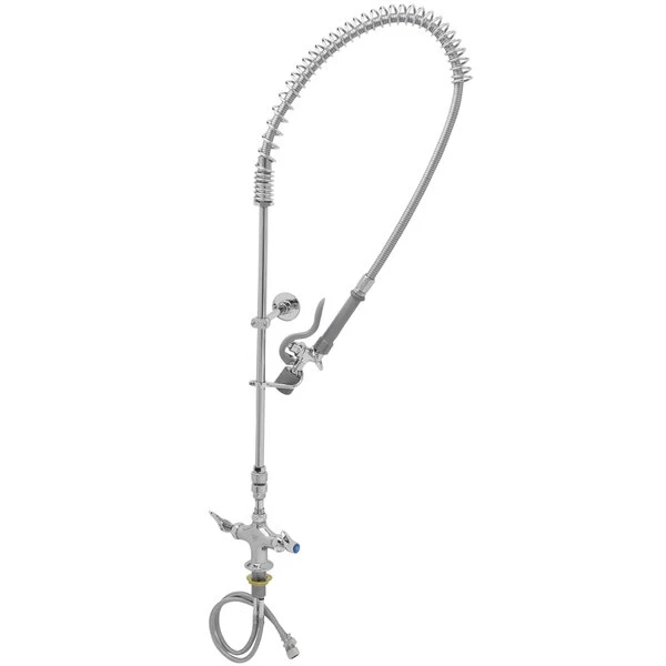 T&S Brass And Bronze Works T&S B-0113-CR-V-BC Deck Mount Single Hole 0.65 GPM Pre-Rinse Faucet With 6" Wall Bracket, Vacuum Breaker, And Cerama Cartridges 1 T&S Brass And Bronze Works T&S B-0113-CR-V-BC Deck Mount Single Hole 0.65 GPM Pre-Rinse Faucet With 6" Wall Bracket, Vacuum Breaker, And Cerama Cartridges