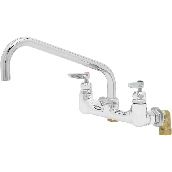 T&S Brass And Bronze Works T&S B-0290-PRISON 12" Wall Mounted Vandal Resistant Big Flo Mixing Faucet With 8" Centers 1 T&S Brass And Bronze Works T&S B-0290-PRISON 12" Wall Mounted Vandal Resistant Big Flo Mixing Faucet With 8" Centers