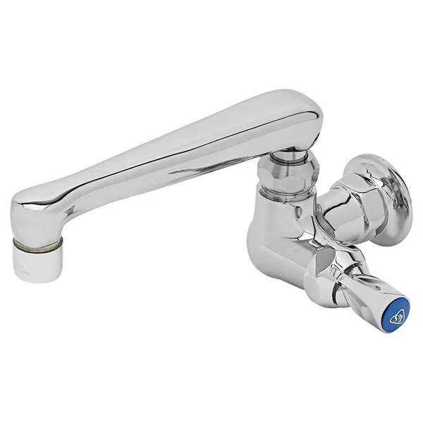 T&S Brass And Bronze Works T&S B-0216-177F Single Wall Mount Temperature Faucet With 6" Swing Cast Spout And Lever Handle 1 T&S Brass And Bronze Works T&S B-0216-177F Single Wall Mount Temperature Faucet With 6" Swing Cast Spout And Lever Handle